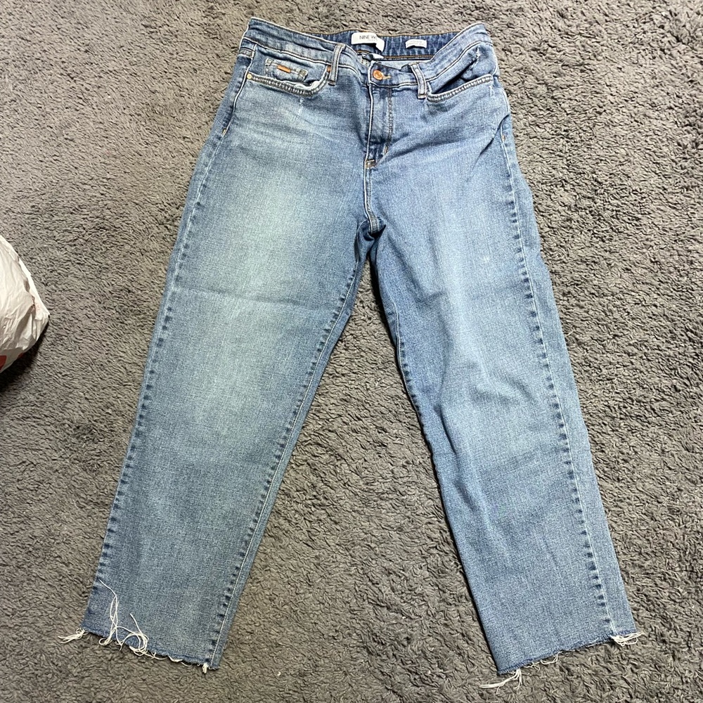 Nine West High Rise Straight Ankle Jean Size 12